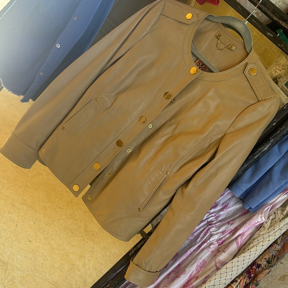 Tory Birch leather jacket